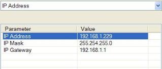 IP Address Menu